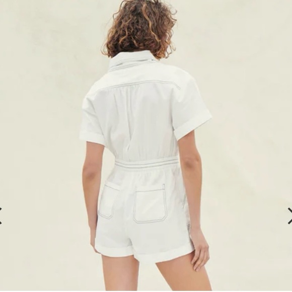 SAYLOR Bijou Romper Size Small in White - Picture 3 of 12